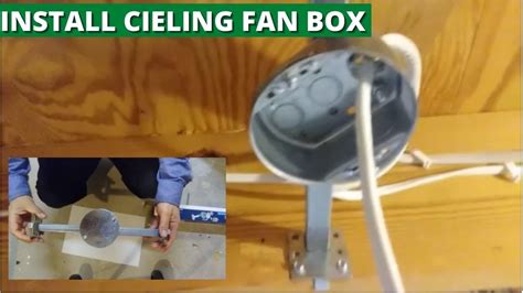 mounting ceiling fan without box